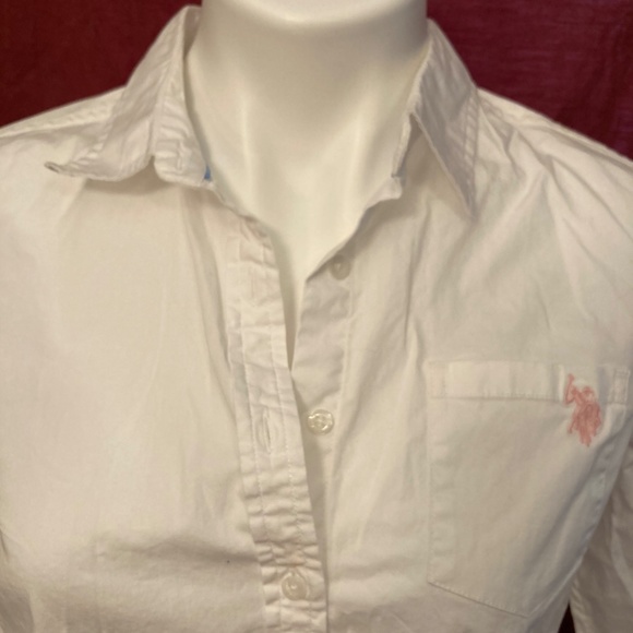 LAST CHANCE! American Polo Association White Dress Shirt - Picture 3 of 5